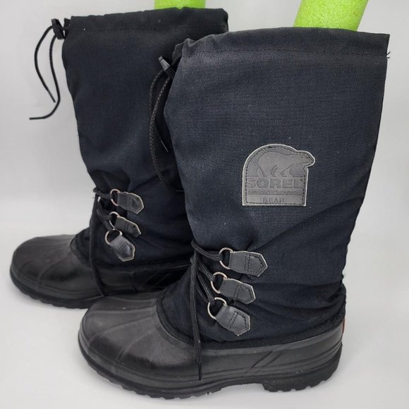Sorel by Kaufman tall black insulated winter work boots - Picture 8 of 8